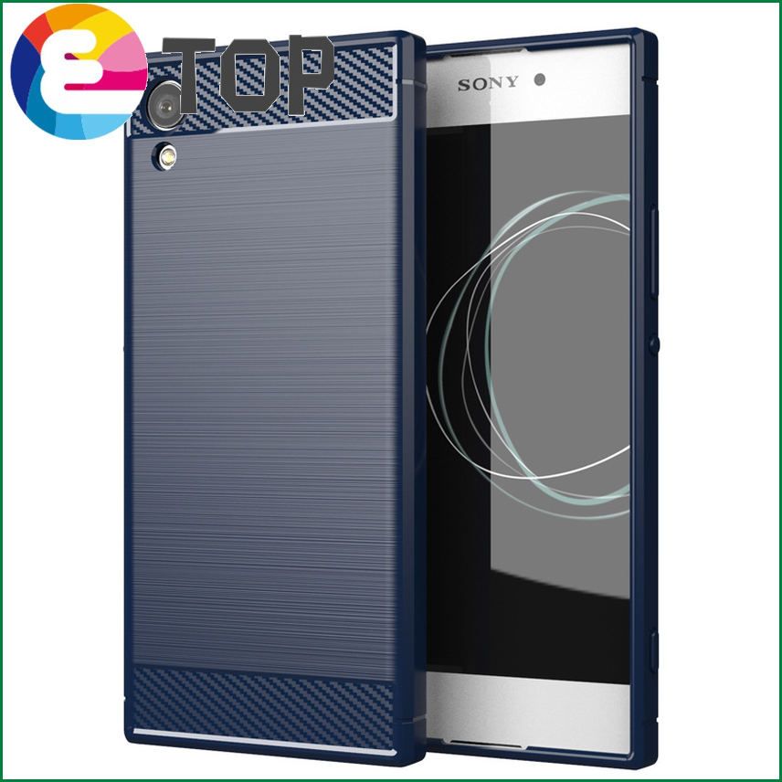 【ETOP】For Sony Xperia XZ F8331 F8332 Case Carbon Fiber Silicone TPU Skin Soft Back Cover Phone Case for Sony Xperia XZ F8332 F8331