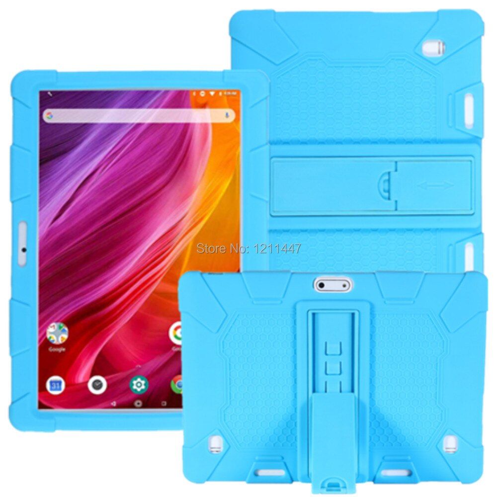 10.1'' Universal Soft Silicone Case For 10 10.1 inch Android  Cover for Archos Core 101 3G 10.1"  PC Cases+pen