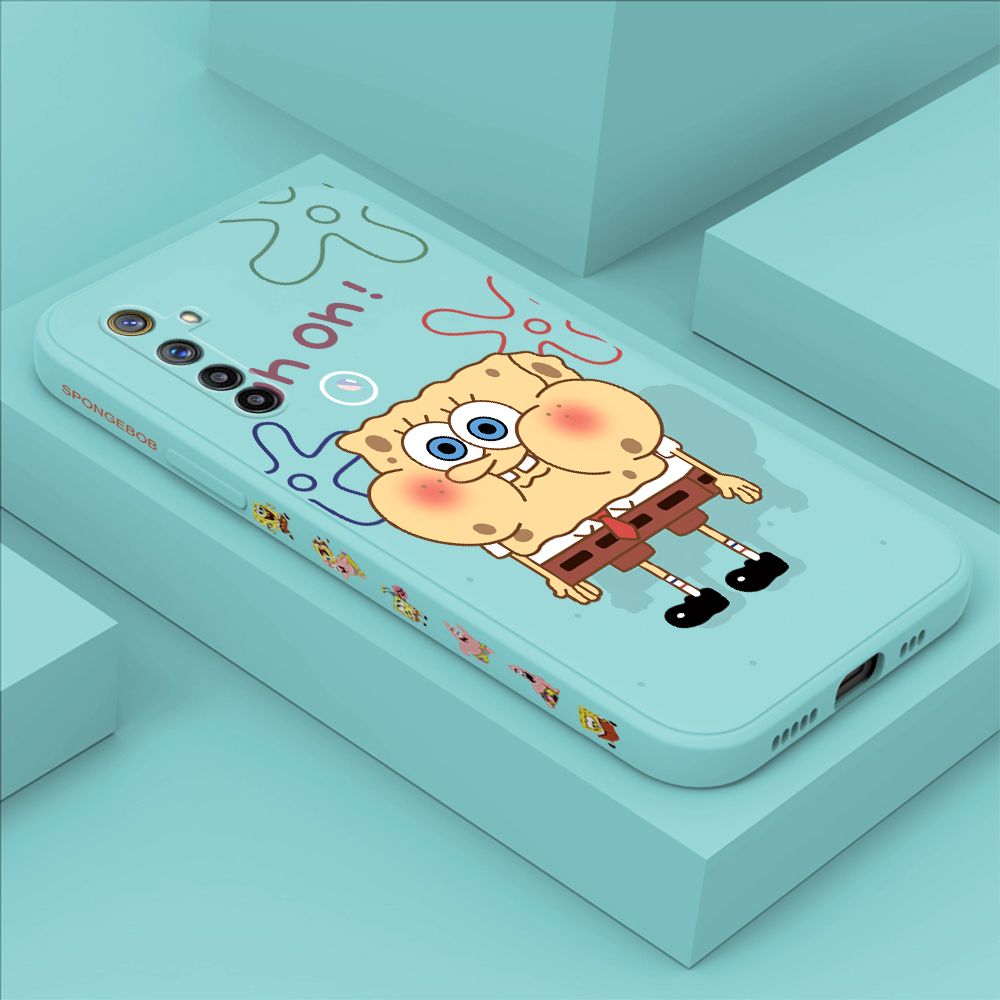 ZeroQiQi for Realme Narzo Case Cartoon Anime Side Printing Cases Soft Liquid Silicone Phone Cover