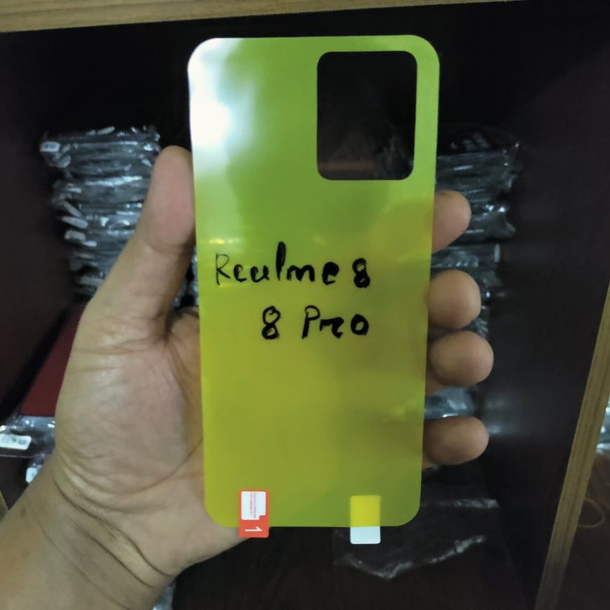 Realme 8 / Realme 8 Pro Premium Quality Hydrogel Flim Transparent Back Poly