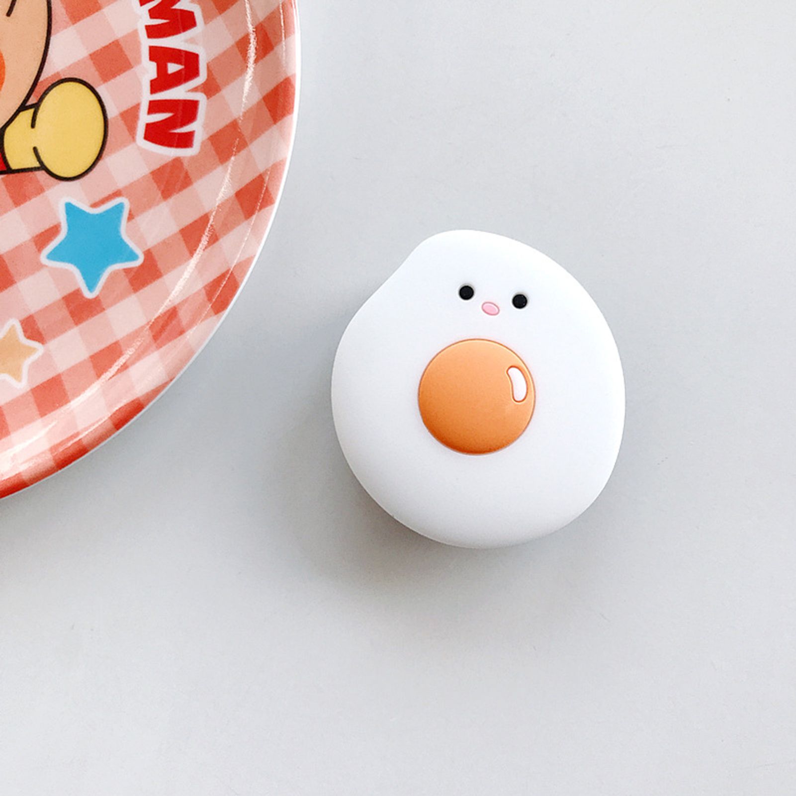 Green forest Phone Finger Holder People Face Small Hamburger Phone Bracket