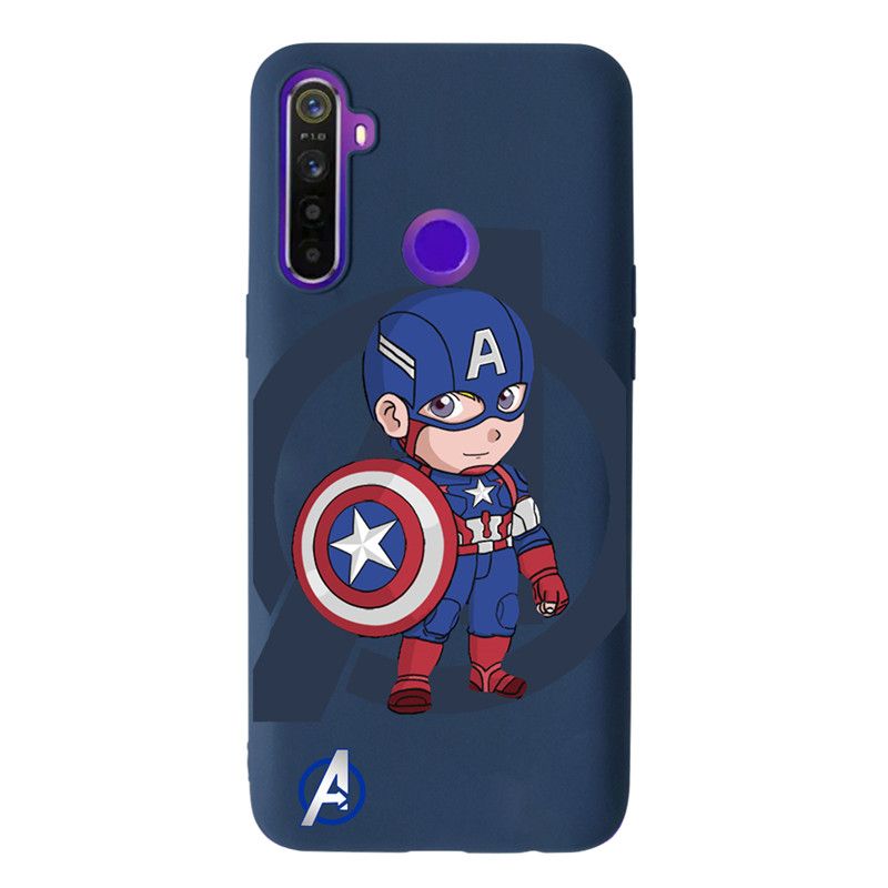 The Avengers Silicone Matte Soft Case Super Hero Phone Casing OPPO A12e A12S A11K A37/NEO9 A59/F1S A39 A83 A73 F7 F9/F9Pro A3S/A5 A5S/AX5S F11Pro A71 A12 A52 A72 A92 A5  A9  Realme 3 A1K Realme C1 C2 C3 Realme 5 5S 5i