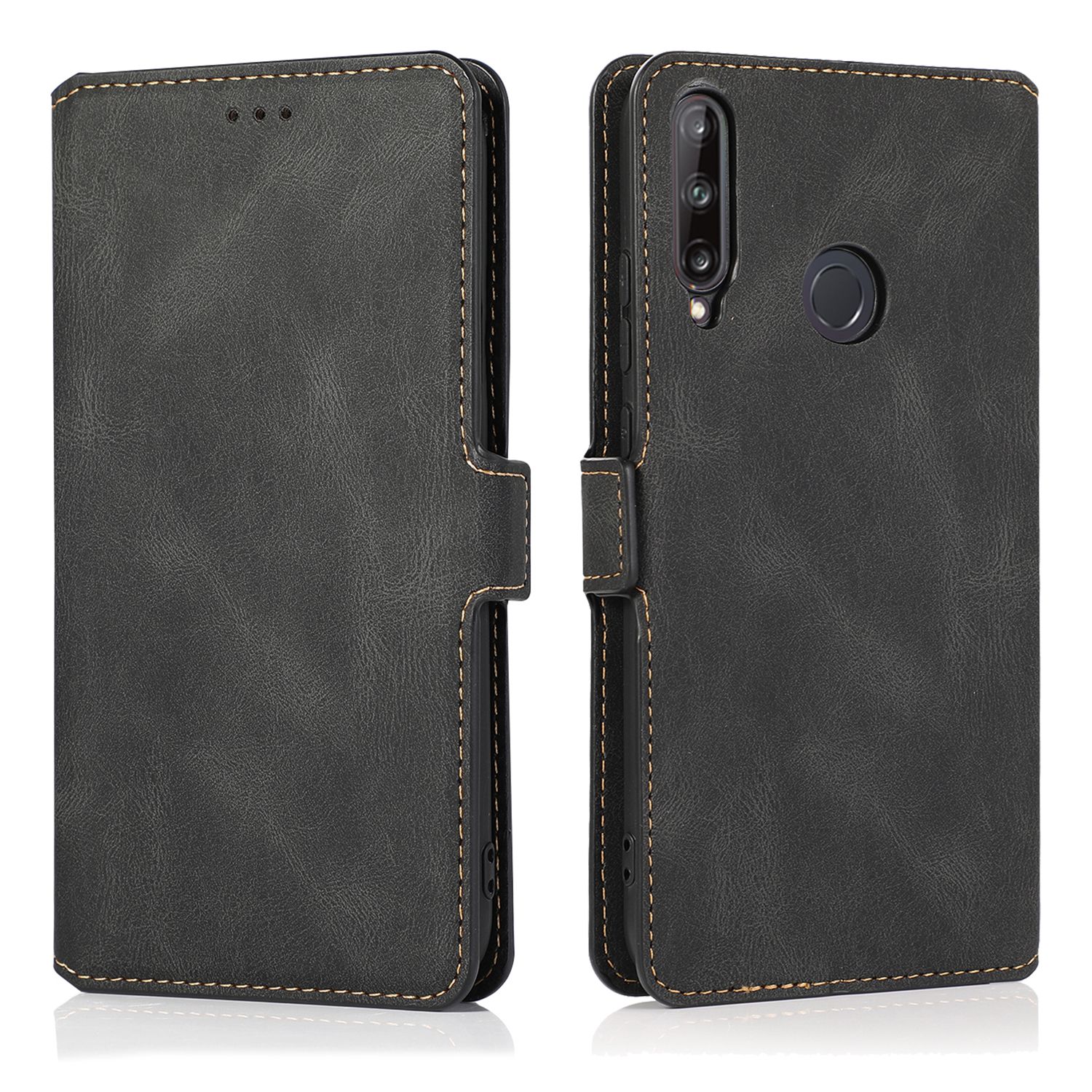 For Huawei Y6P /Y5P/Y7P P40 Lite E/Y8P/Enjoy 10S Leather Flip Wallet Case with Magnetic Card Holder Phone Casing