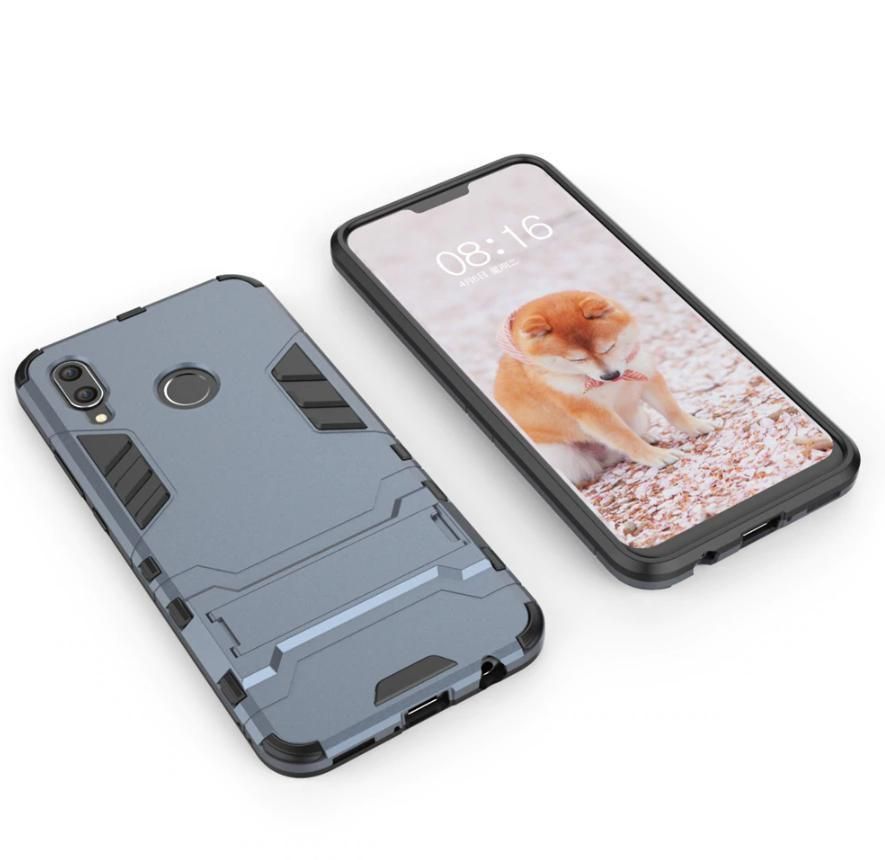 Armor Back Cover for Huawei Y9 (2018) -Blue