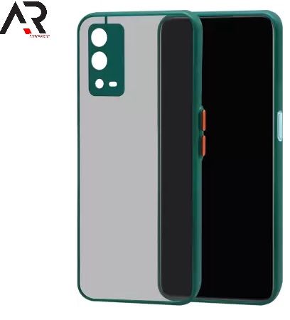 Oppo a55 Smoke Translucent Shock Proof Smooth Rubberized Matte Hard Back Cover Case