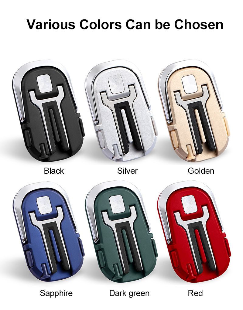 Upgrade Multipurpose Car Phone Bracket Phone Ring 360 Rotation Car Ring Holder