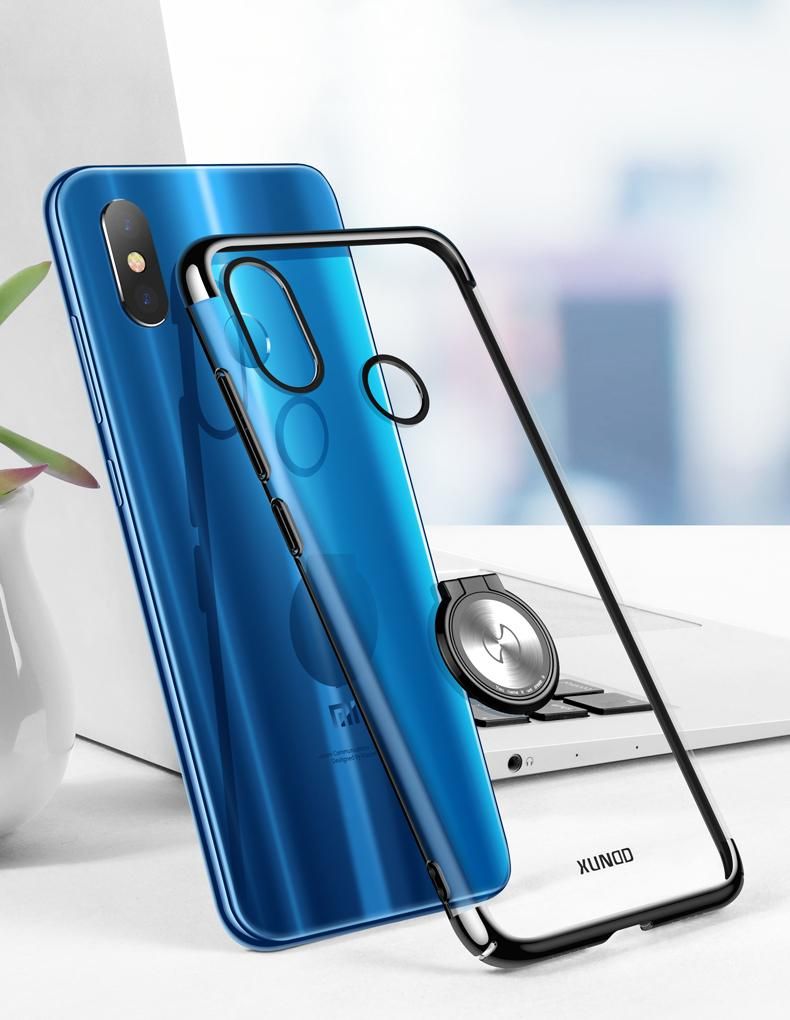 Original Xundd Back Cover With Ring For Redmi Note 6 Pro - Black