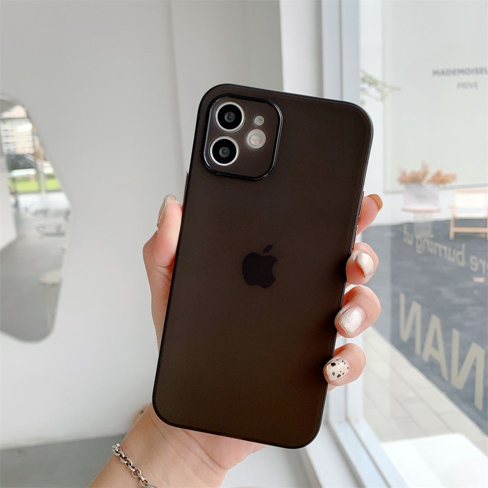 Ultra Thin Clear Case For iPhone 13 12 11 Pro XS Max XR X 12Mini 7 8 Plus Soft TPU Silicone i Phone 13 Pro Case Cute Candy Cover