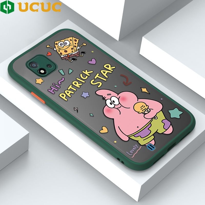 UCUC for Realme C20A / Realme C20 / Realme C11 2021 Back Cover Pie Gig Star Frosted Transparent Hard Phone Case Thin Shockproof Full Cover Camera Protect Case