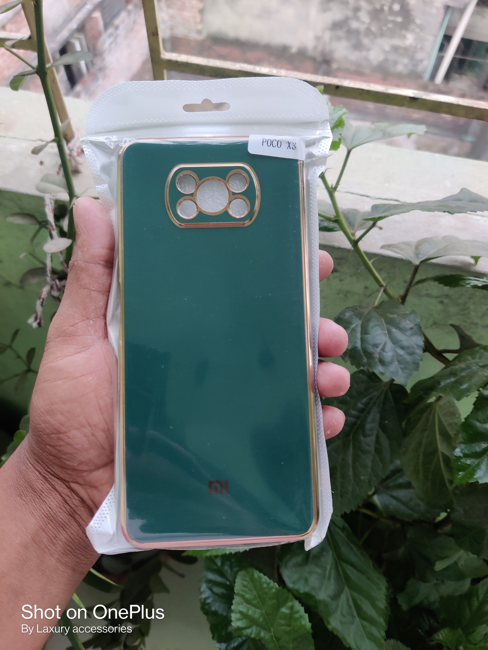 luxury back cover for poco x3 / poco x3 pro