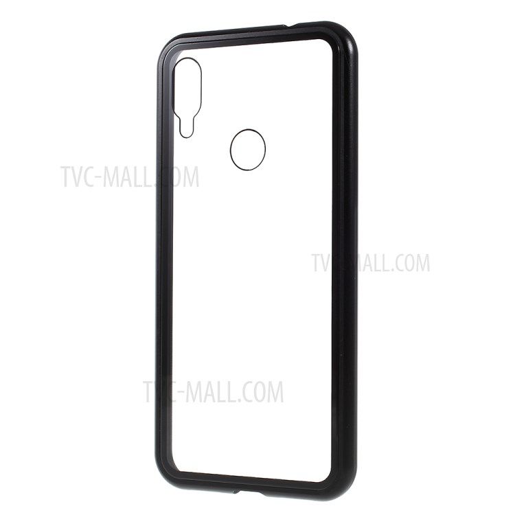 For Xiaomi Mi Note 7 Pro 360° Magnetic Metal Phone Case Tempered Glass Back Cover