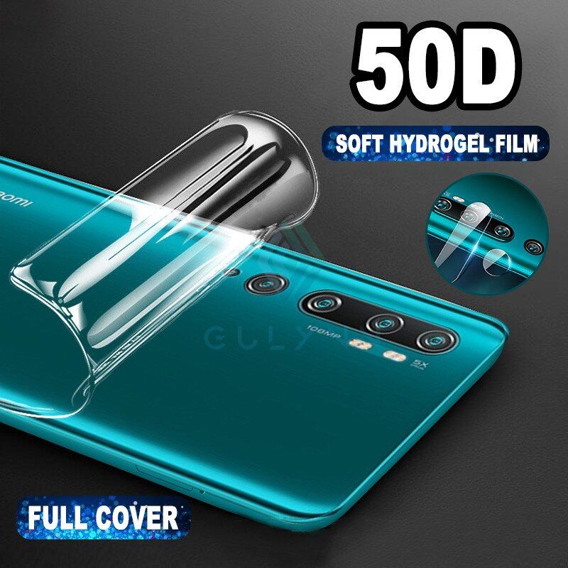 Back Side Protector Clear Hydrogel Poly for Xiaomi Redmi Note 10 / 10 Pro Max / 10 Pro / 9 Pro Max/ 9 / 8 / 8 Pro / 7 / 7 Pro / 6 / 6 Pro / 5 / 5 Pro / 4 / 4x