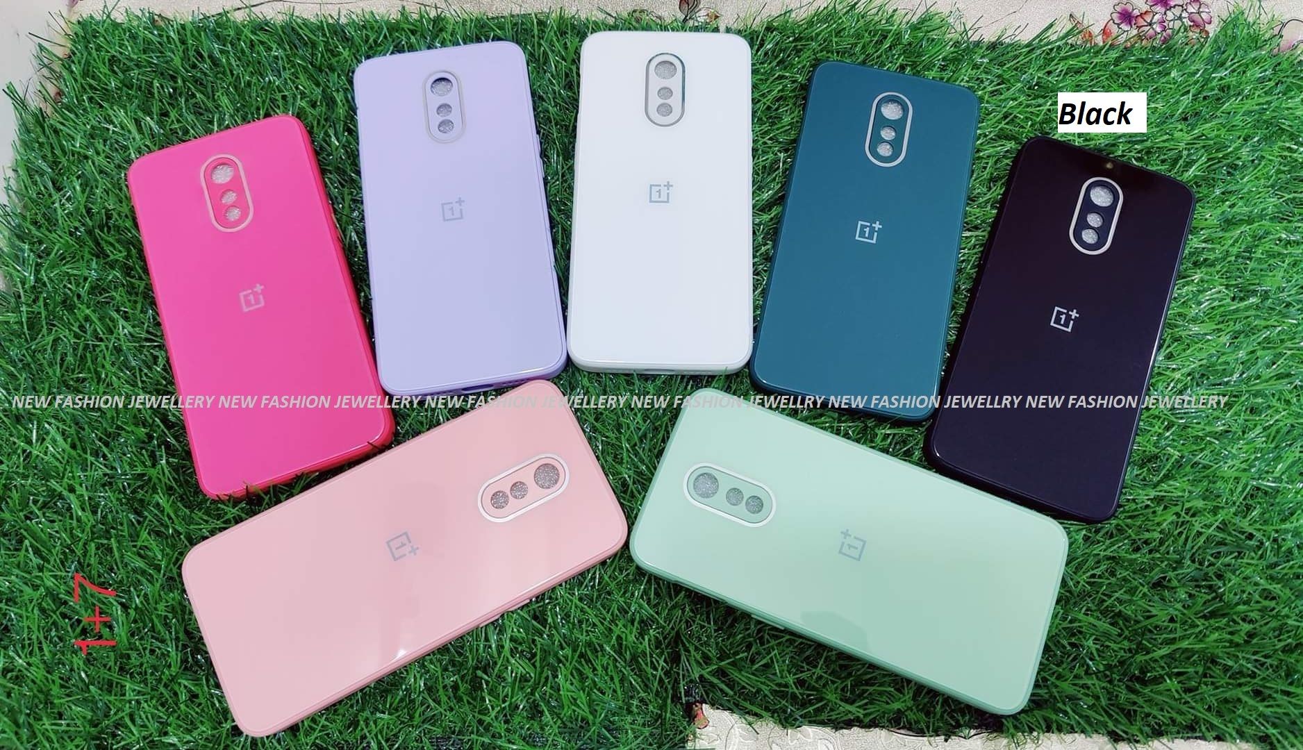 FOR for OnePlus (1 + 7 ) Premium Glass Back Tempered Glass Case - Tempered Glass