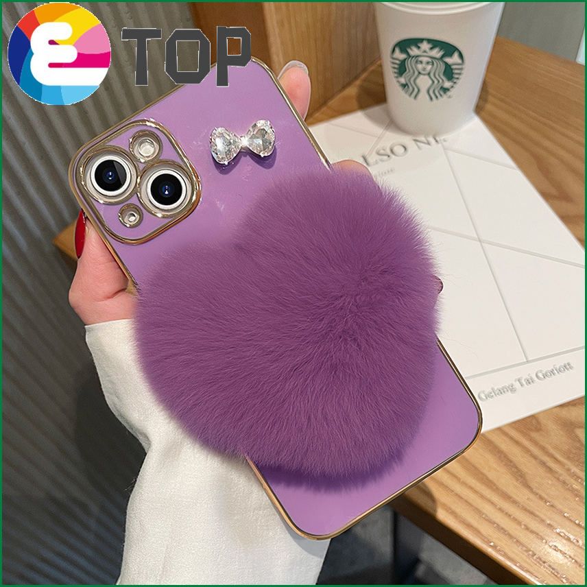Suitable for apple 13 mobile phone shell x/xs new iphone12 mobile phone set cartoon cute butterfly 11pro fluff