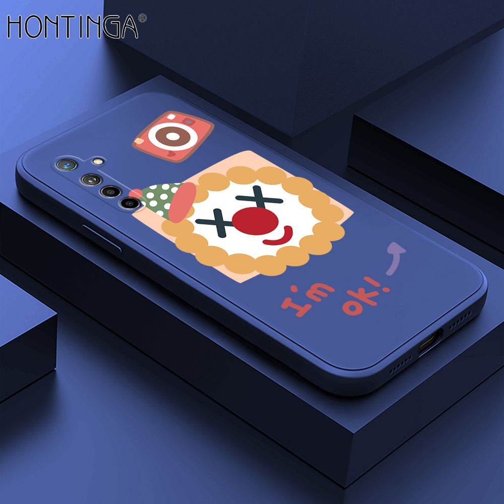 Hontinga for Realme X2 / XT / OPPO K5 Case New Cartoon Joker Phone Case Phone Case Soft Square Edge Silicone Cases Full Lens Cover Shockproof Protection Cover