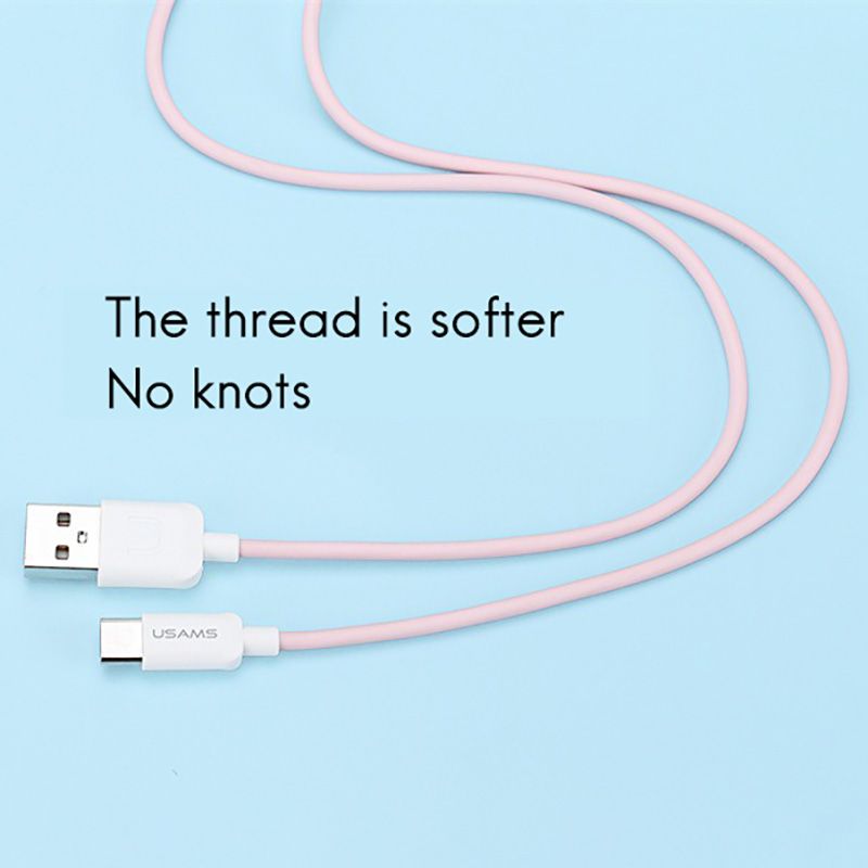 USAMS Suitable for Xiaomi / Type C Mobile Phone Data Cable Fast Charging Data Cable 2A Long Charging Cable 1 MA