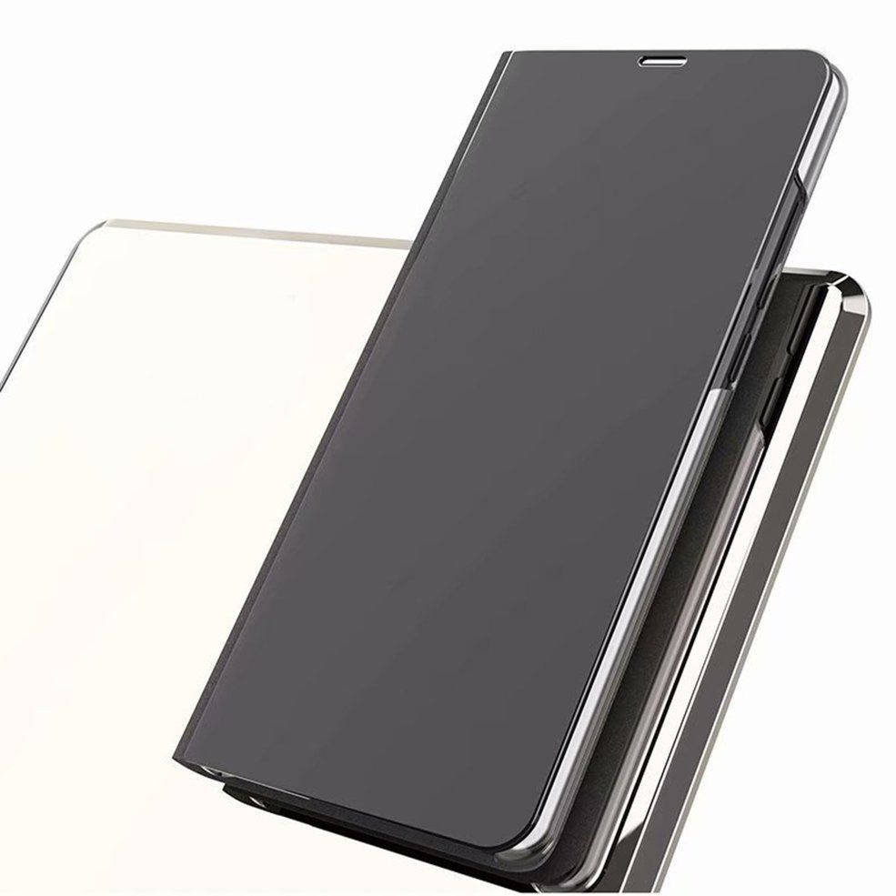 MA Black Clear Mirror Flip Stand Case Phone Protective Leather Cover For Xiaomi(null)