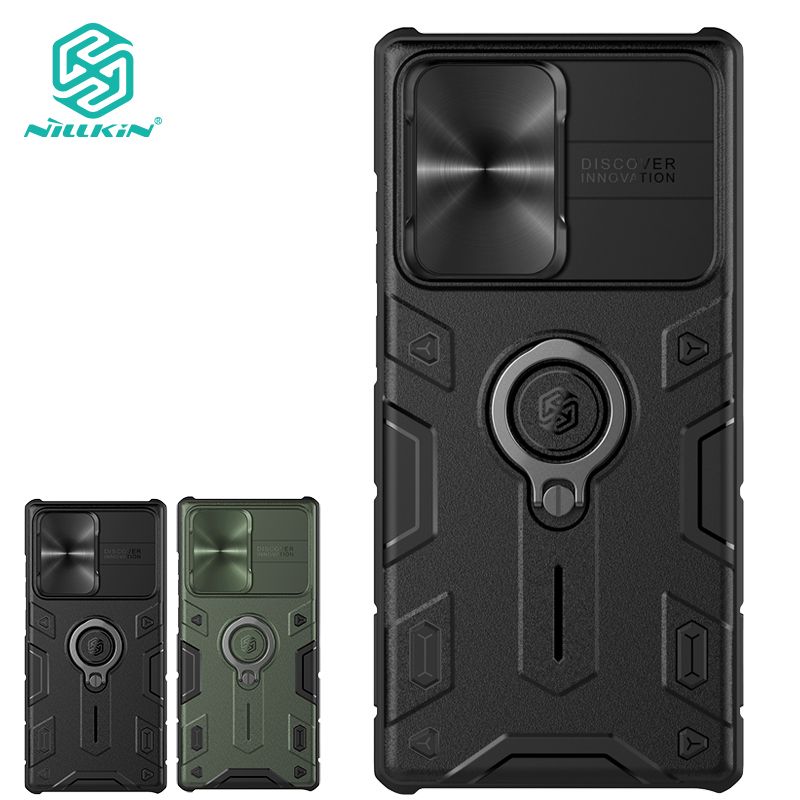 Nillkin Case for Samsung Galaxy Note 20 Ultra 5G Ring Stand Holder Slide Camera Protect Back Cover