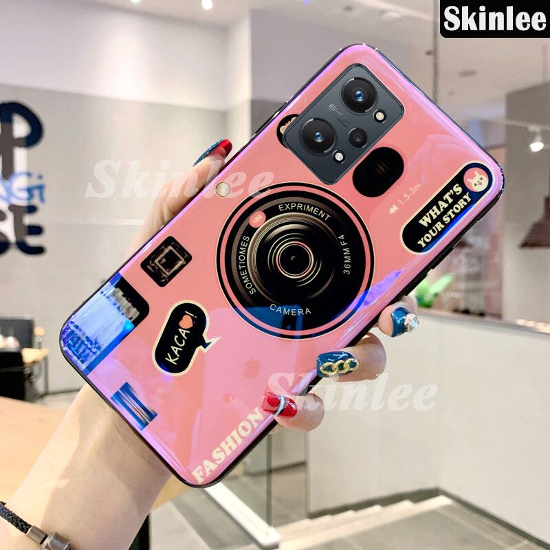 Phone case Realme GT2 Back Cover Shockproof Cute Camera Cartoon Design Softe back Cover For Realme GT2 Cases