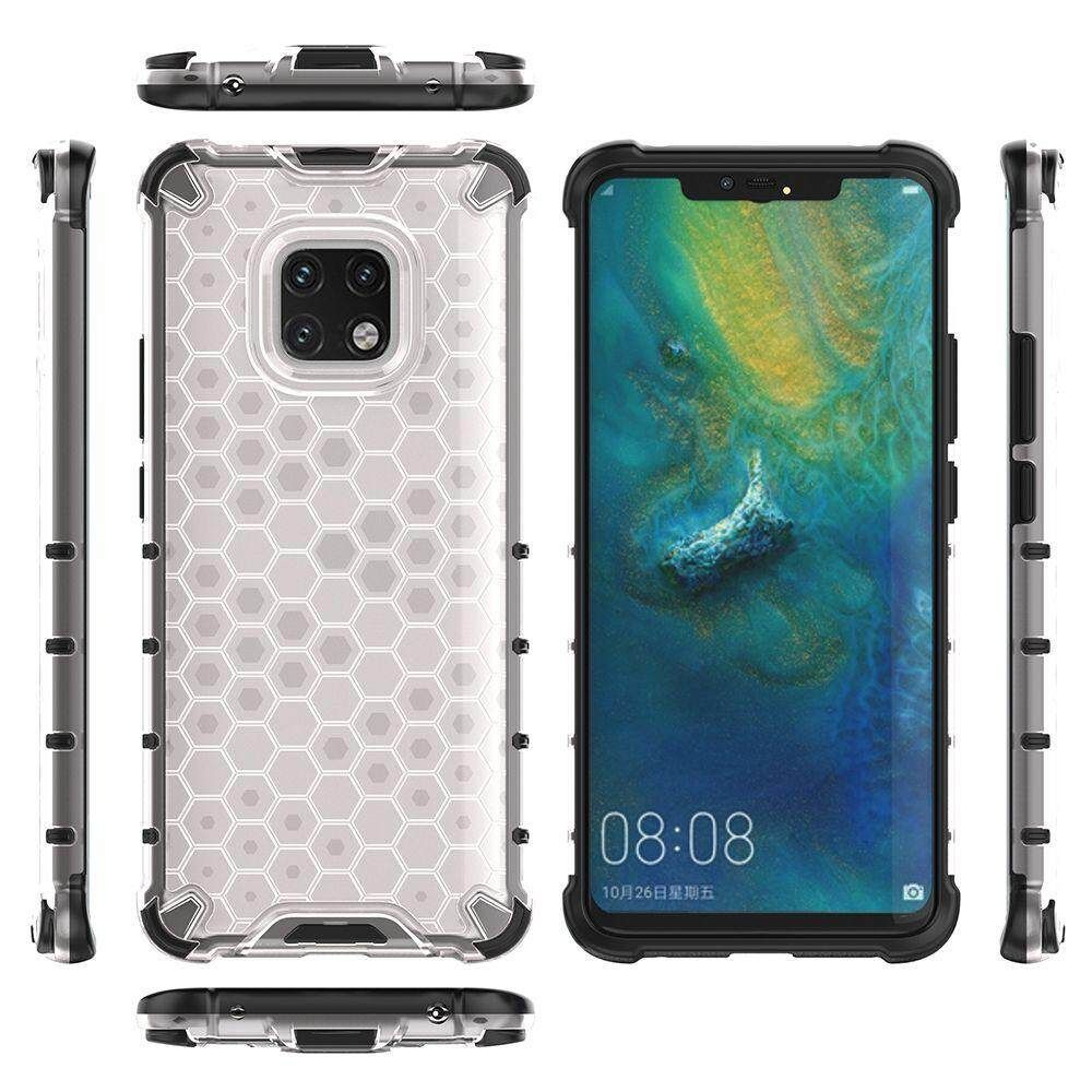 Casing for Huawei Mate 20 Pro Honeycomb Box PC - TPU Translucent Case Cover
