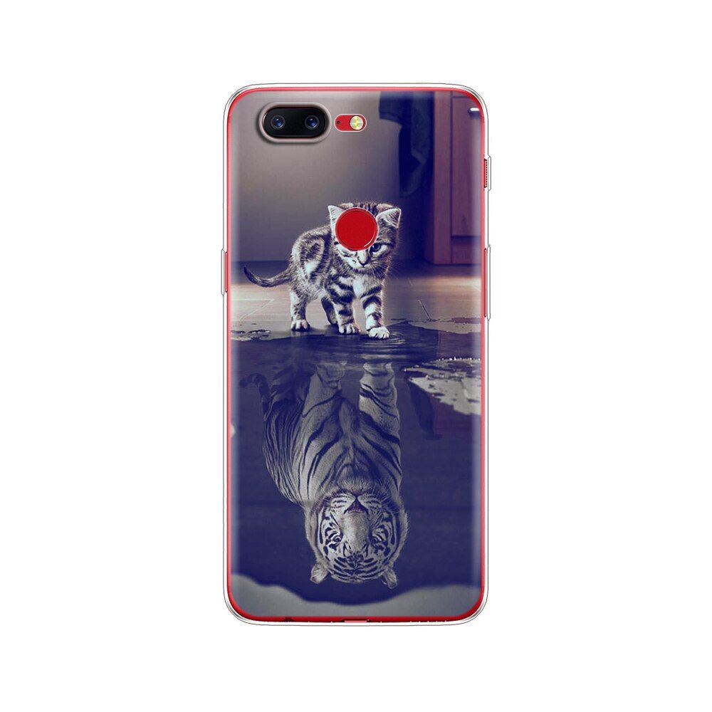 TPU Soft Case For Oneplus 5T 5 3 Colored Drawing Ultra-Thin silicon Phone Cases Cover For One Plus 5T 5 3 protective bag