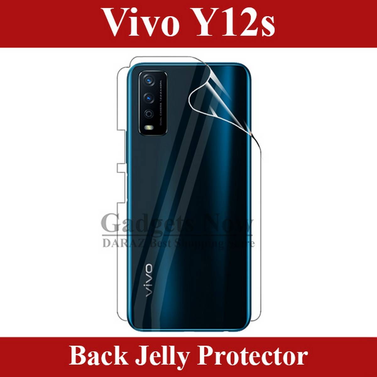 Vivo Y12s Hydrogel Back Poly - Transparent