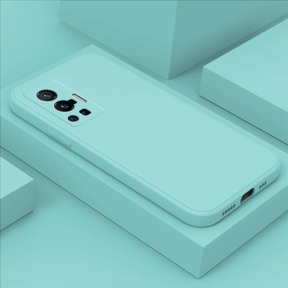 ZeroQiQi for Vivo X70 Pro 5G Case Simple Candy Color Back Cover Soft Liquid Silicone Protective Phone Cases