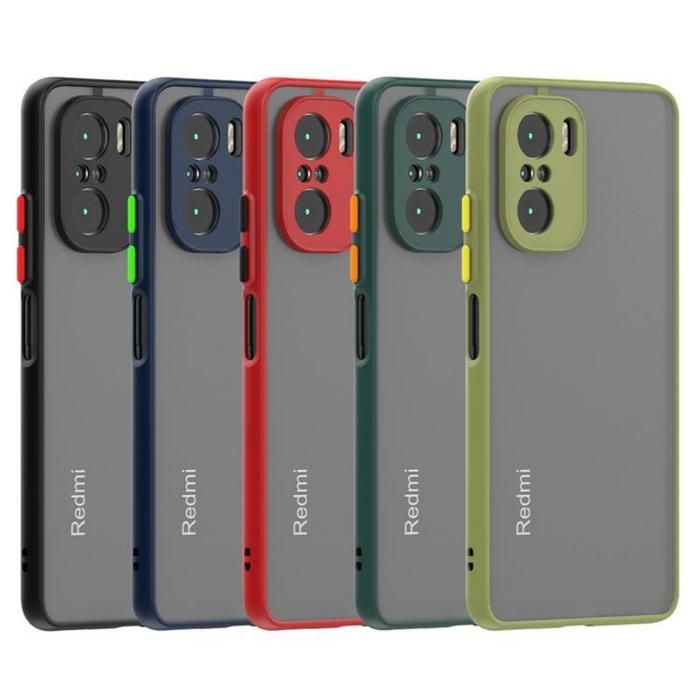 FOR XIAOMI REDMI K40 PRO / K40 / MI 11X / POCO F3 Camera Lens PROTECTED Luxurious Smoky Matte Shockproof BACK COVER Case