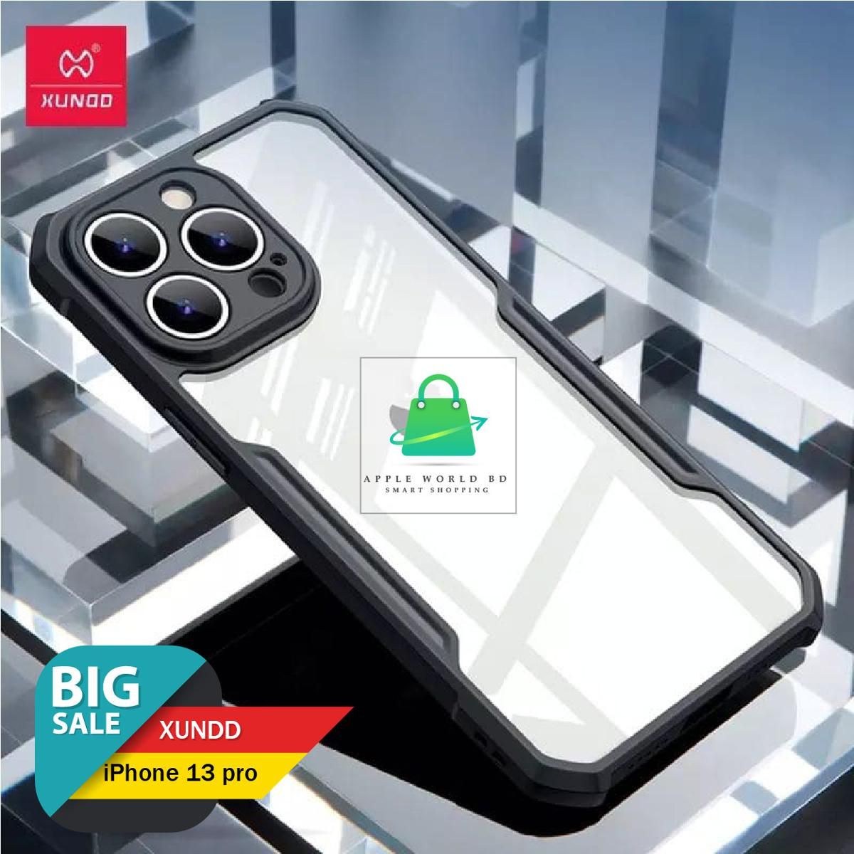 Xundd Case For i.Phone 13 Pro Max Case Shockproof Transparent Bumper Phone Cover For i.Phone13 Pro Max Funda Coque Cover
