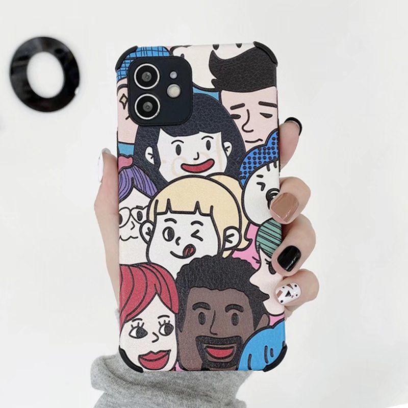 Olige Case For Samsung Galaxy S21 Plus Ultra S20 Plus Ultra Note 20 Ultra S10 S9 Plus Note 10 Plus S10 Lite Note 10 Lite Tide Trend Cartoon Crayon Shin-chan Shockproof Silicone Soft Phone  Protective Cover
