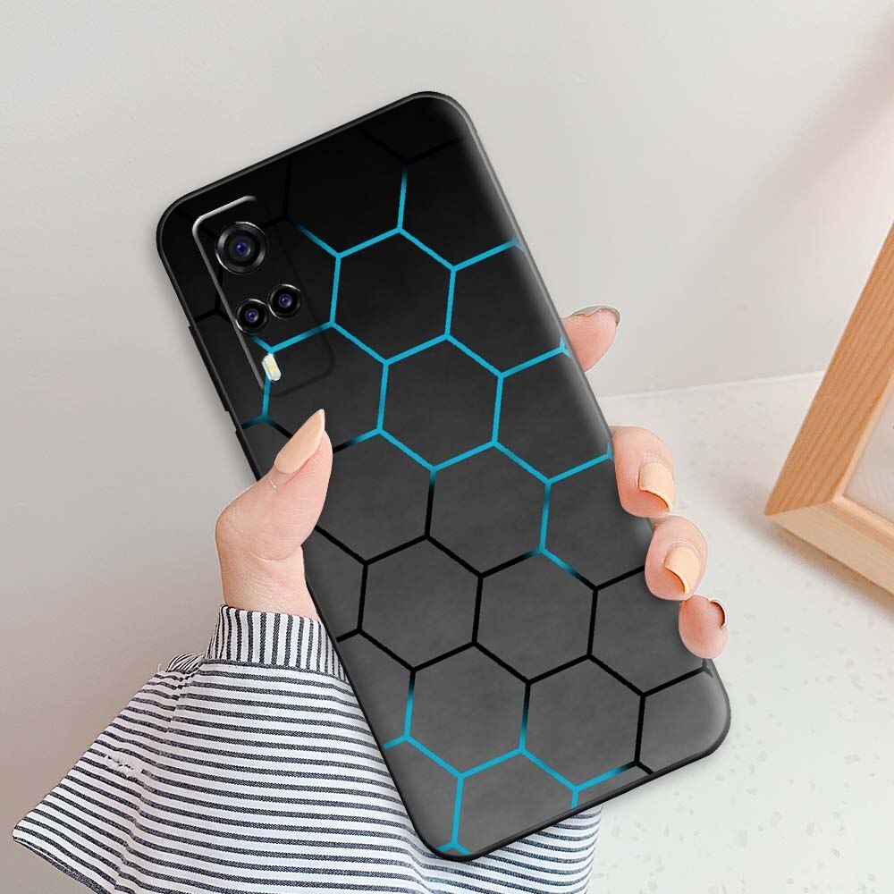 For vivo Y31 2021 Case Shockproof Phone Case For vivo Y31 2021 Universe Style Back Cover For vivo Y31 2021 6.58\" Silicone Bumper