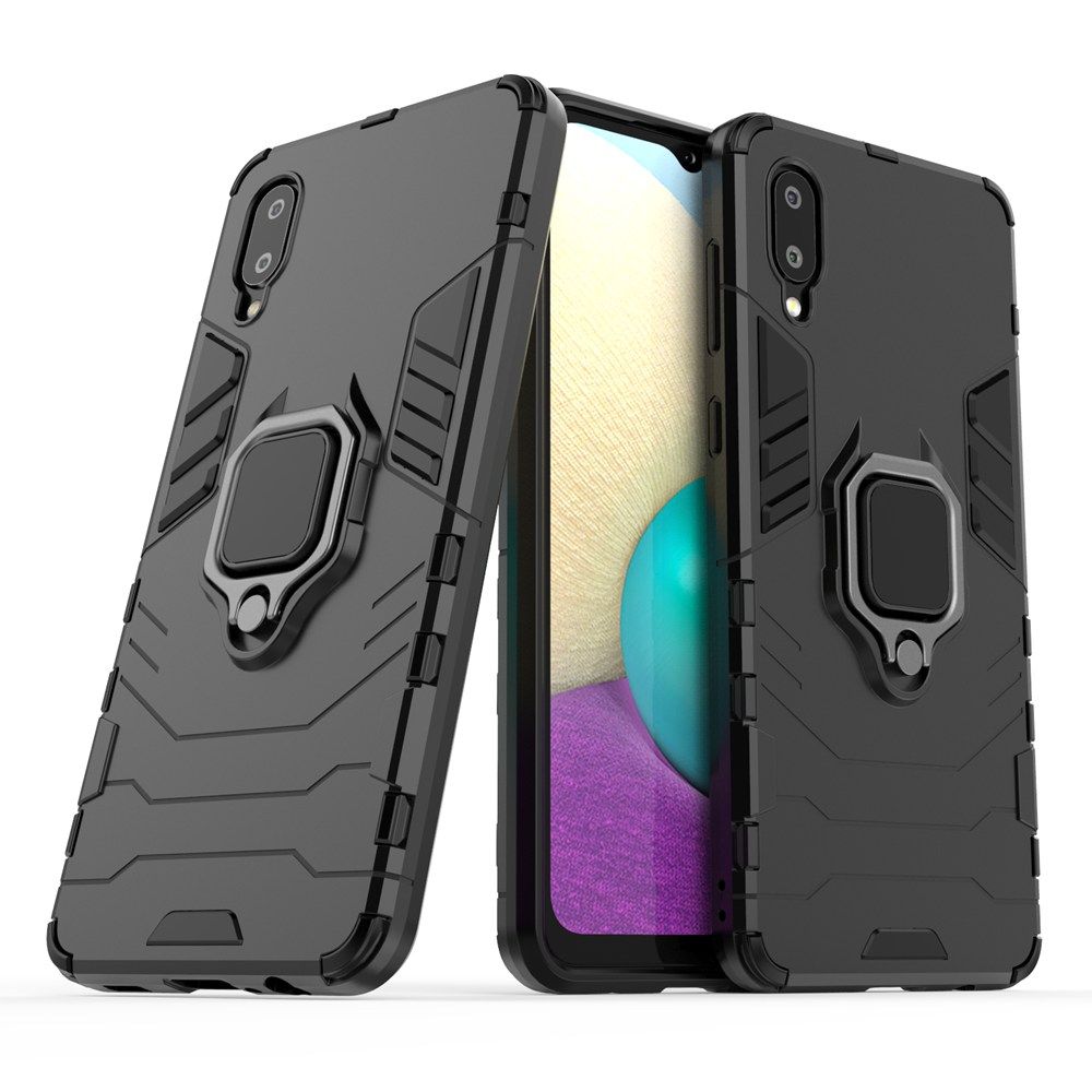 For Samsung Galaxy A12 A32 A42 A52 A51 A71 A72 5G / A02 M02 A02S A21S A31 A10S A10 A20S A20 A30 A30S A50 A50S Phone Case With Ring Stand Holder Hard Casing Cases Cellphone Back Cover
