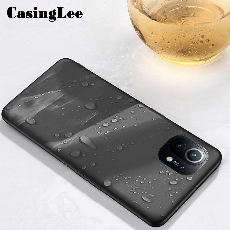 CasingLee For Xiaomi 11 Lite case Ultra Thin Smooth silicone Matte Back Soft Cover Xiaomi Mi 11 Lite Phone case cover