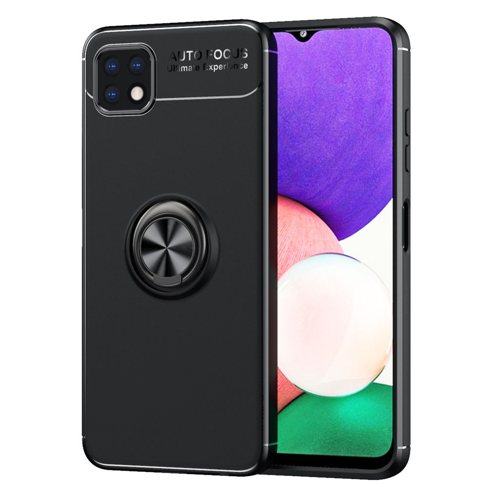 For Samsung Galaxy A22 5G Case Slim Mix Color Fashion Softcase Back Cover with Ring Stand