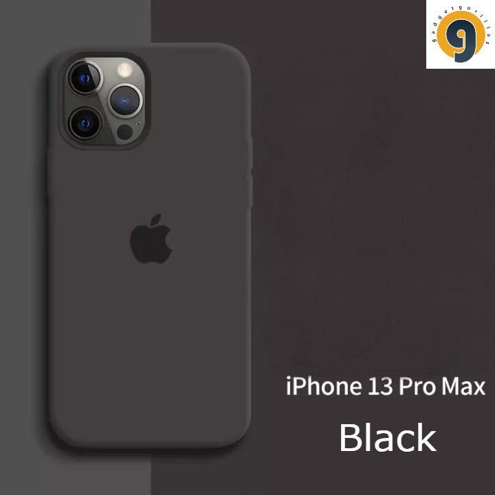 Liquid soft Silicone  Case For iPhone 13 pro max / iphone13 pro max with apple logo  h