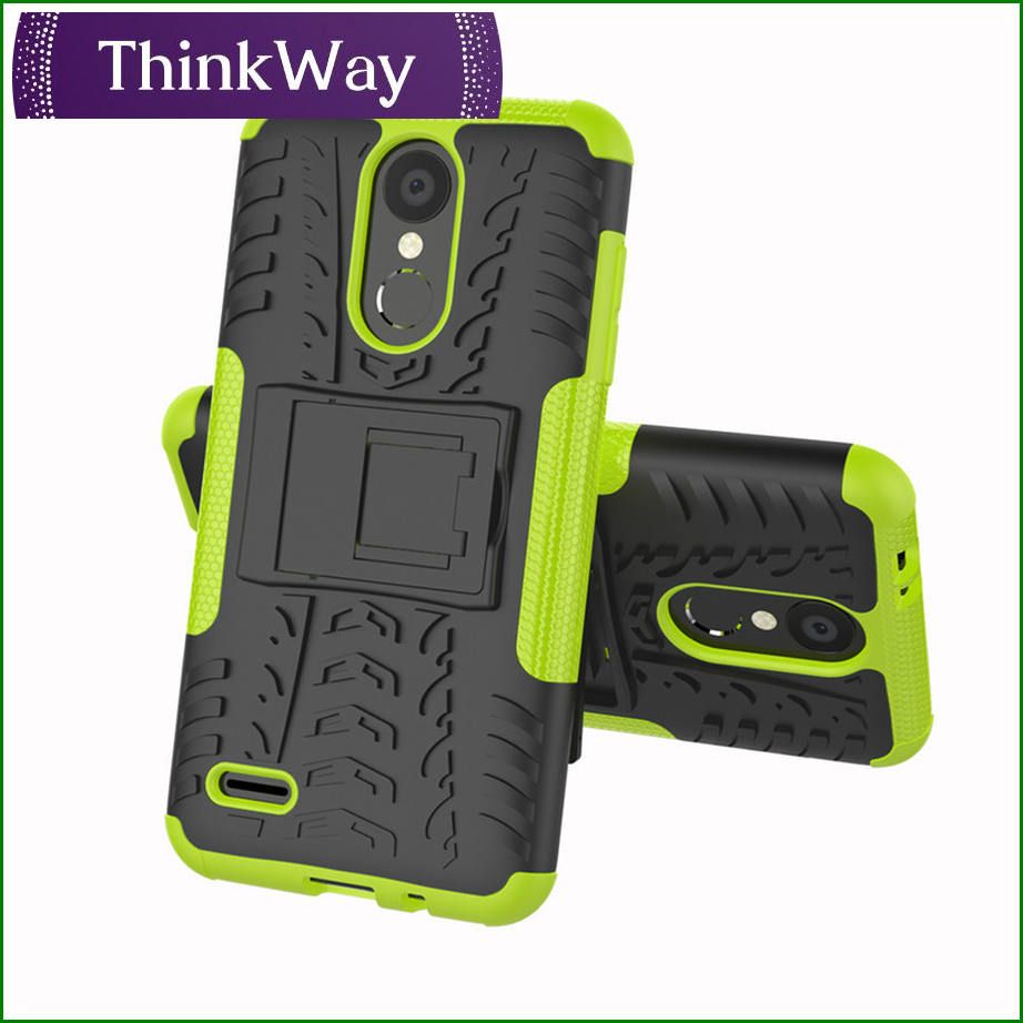 Silicone Durable Hard Plastic Case Stand For LG V40 & LG G8