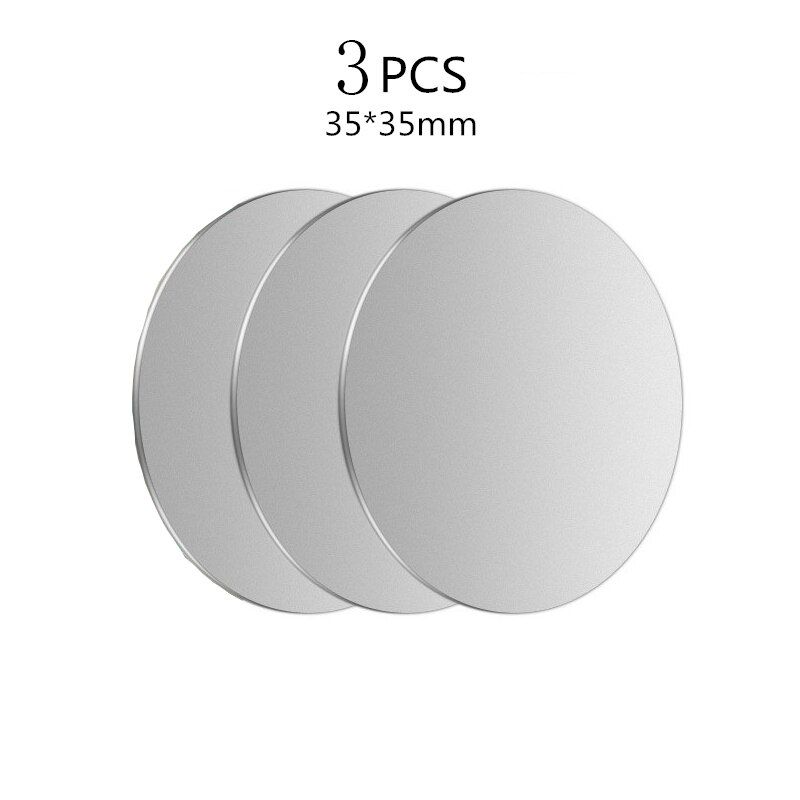 1/3/5pcs Magnetic Metal Plate For Car Phone Holder Universal Iron Sheet Disk Sticker Mount Mobile Phone Magnet Stand For IPhone