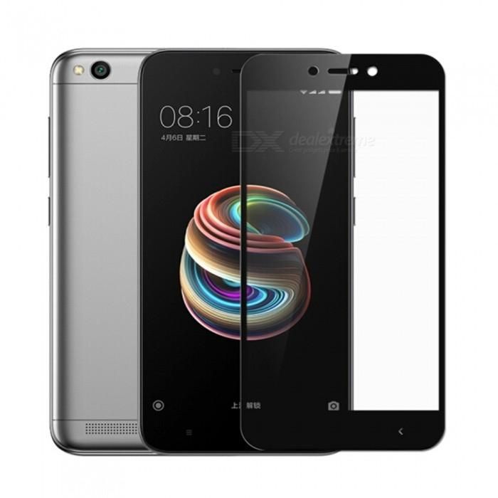 5D Tempered Glass Screen Protector for Xiaomi Redmi 4X – Black