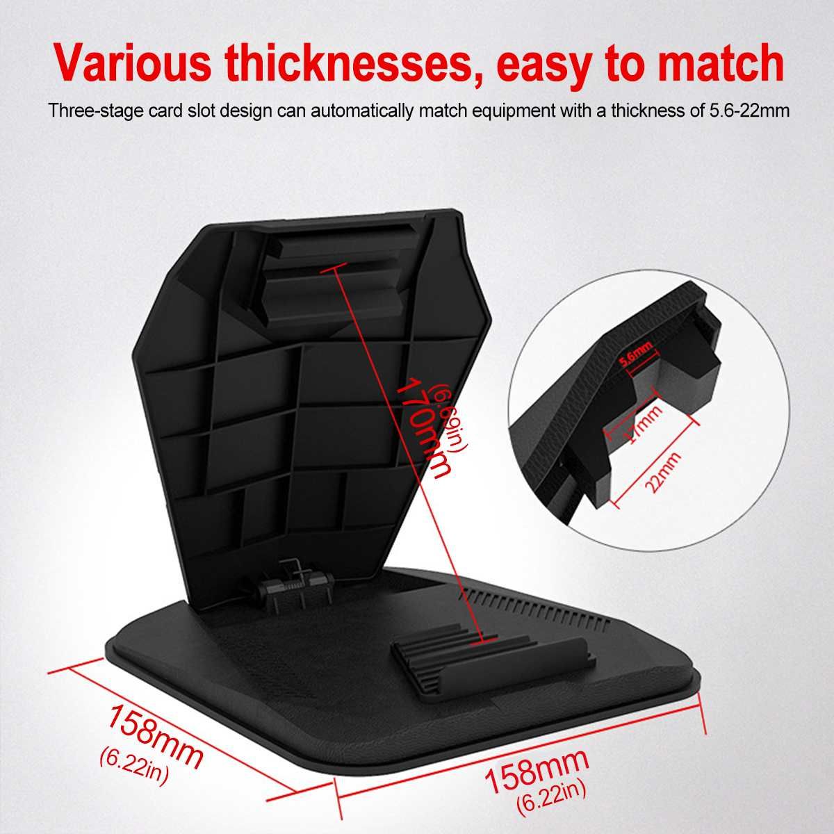 Tablet Phone Holder Phone Bracket Car Dashboard Mount Phone Holder Universal For 3-9.7Inch Cell Phone Holder Stand Base