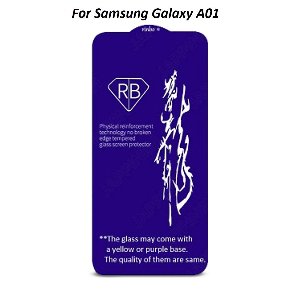 Samsung Galaxy A01 Rinbo Full Tempered Glass Screen Protector