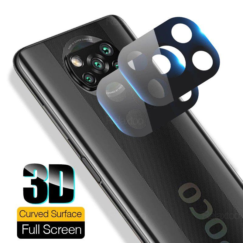 For Xiaomi Poco X3 Shield Latest Generation Curvy Border Glass Membrane HD Tempered Glass Camera Full Lens Prot