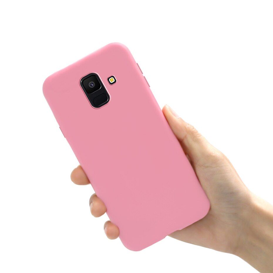 Phone Case For Samsung Galaxy A6 2018 A6 Plus 2018 Soft Silicone TPU Matte Back Cover For Funda Samsung A 6 A6 Plus 2018 Case