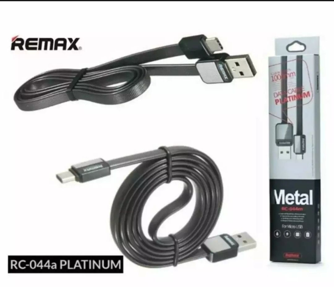 Remax RC-044a Data Cable Type-C Metal Platinum