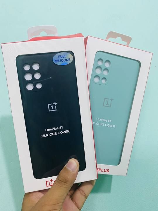 For OnePlus-8T (1+8T) Soft Silicone Case Back Cover with camera protection