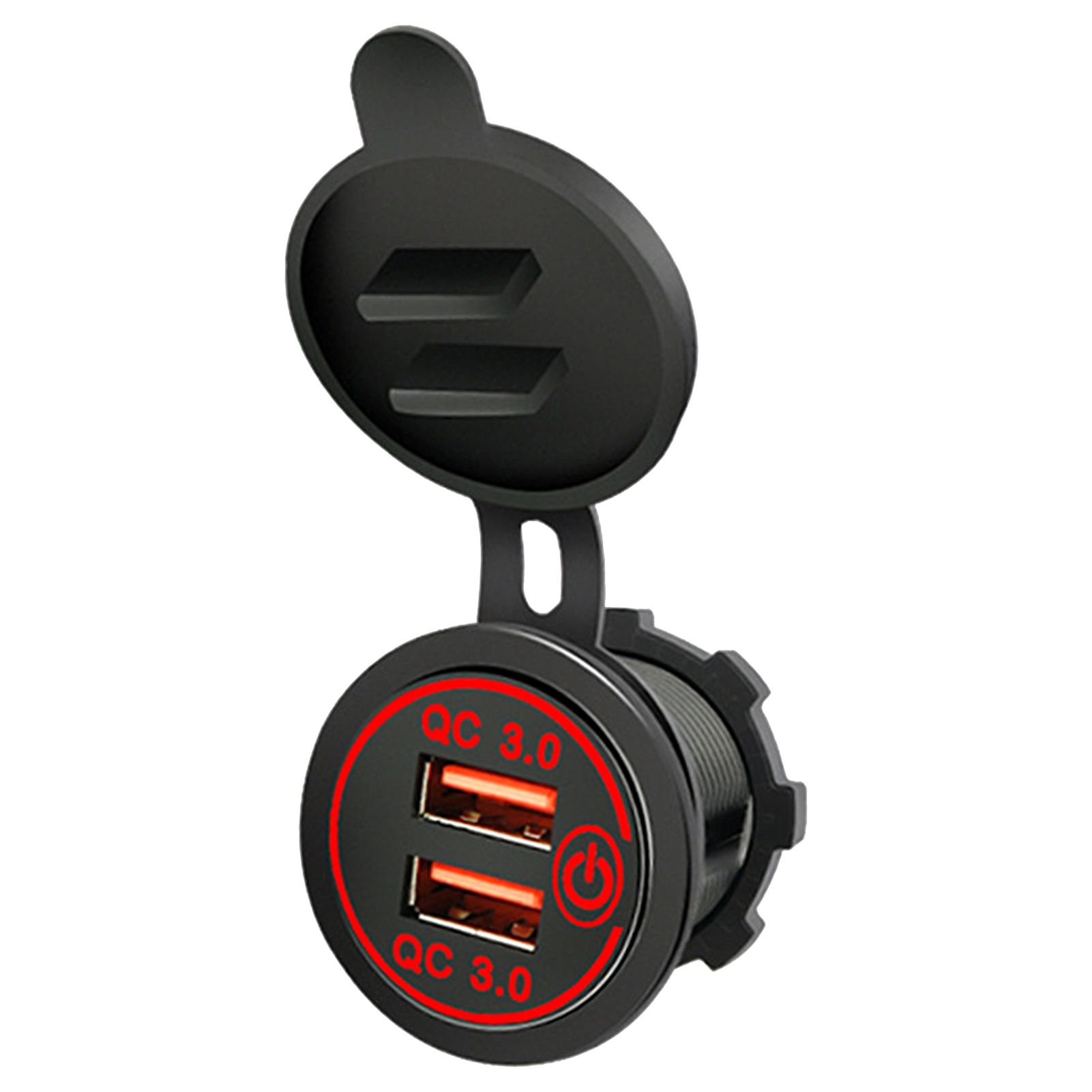 USB Car Charger Dual USB QC 3.0 Interfe Car Charger