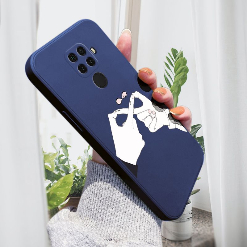 AMORVOR for Huawei Nova 5i Pro Back Cover Love Infinity Side design Soft Case Liquid Silicone Phone Cases