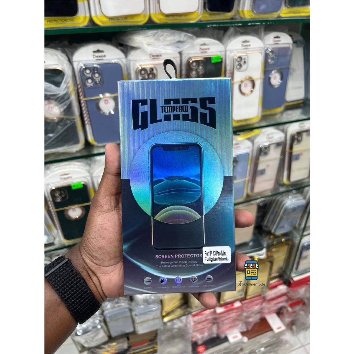 Dust Net Glass For iphone 13/13PRO/13 PRO MAX/12/12 PRO/12 PRO MAX/11/11 PRO/11 PRO MAX Tempered Glass on iPhone 13 Pro  Screen Protector Film