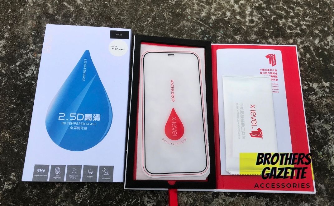 X-Level 2.5D HD Tempered Glass For Apple_Iphone X.Xs max.Xr / Apple_iphone 11 / 11Pro / 11Pro Max / Apple_iphone 12 / 12Pro / 12Pro Max.