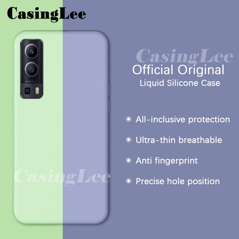 Casinglee For VIVO Y52 5G Case Soft Silicone Cover Environmentally Silicone Back cover VIVO Y52 5G Phone Cases For girls and Boys