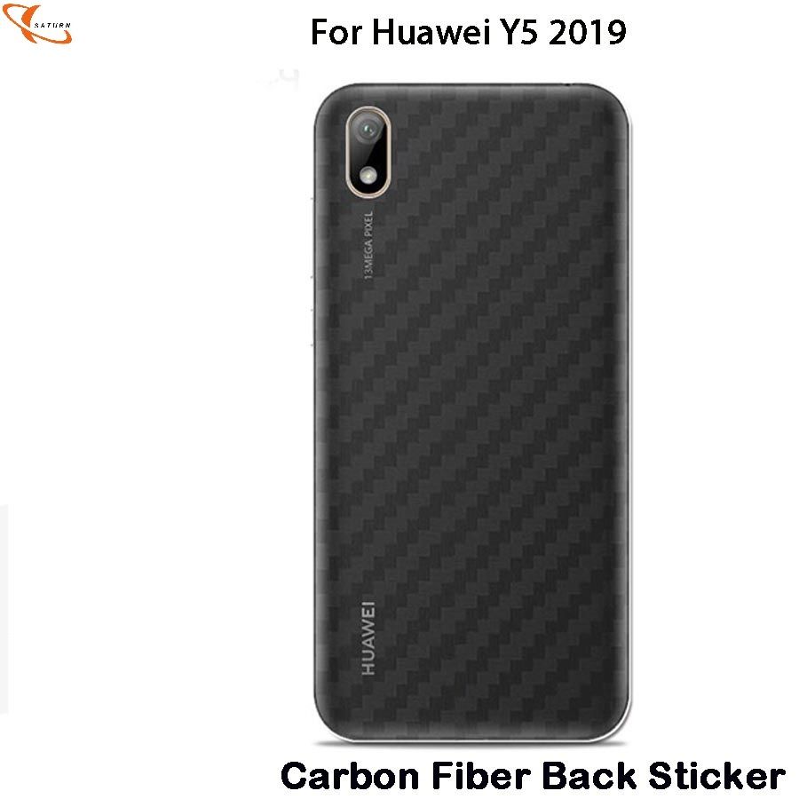 Huawei y5 2019 Sticker Protective Film Carbon Fiber Back Cover Screen Protector
